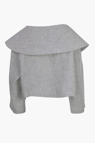 Ralston kleding, jasje Lidia linnen grijs