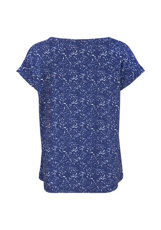 Two Danes kleding, shirt Beatricia P blauw