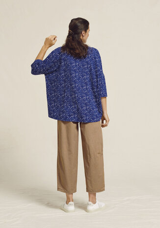 Two Danes kleding, shirt Beda blauw
