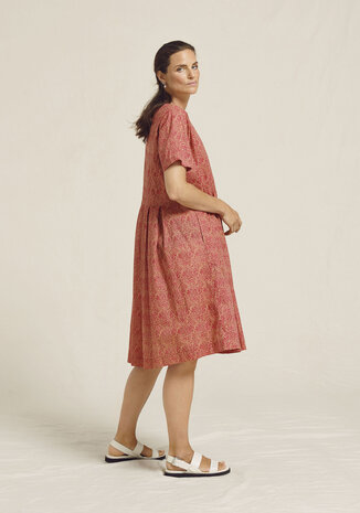 Two Danes kleding, jurk Rory rood