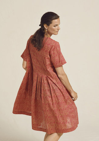 Two Danes kleding, jurk Rory rood