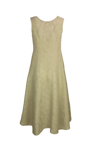 Bluebery kleding, jurk 9559 minnow print beige