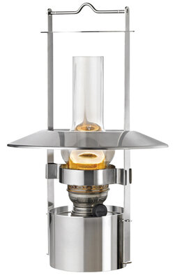 Stelton Scheepslamp, olielamp groot RVS, 44 cm hoog, model 1001