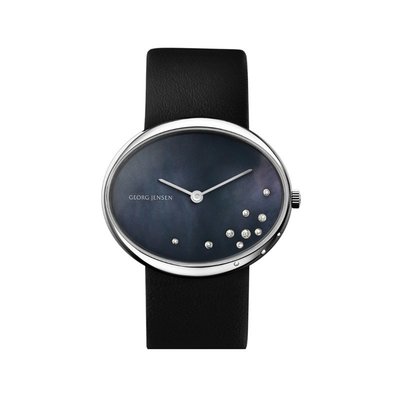 Georg Jensen horloge 423 Vivianna Oval Black