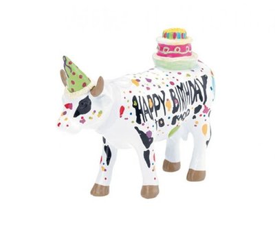 Cow Parade 46574 S Happy Birthday to Moo