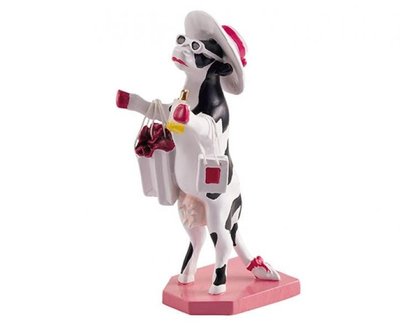 Cow Parade 46558 S Alphadite Goddess of Shopping