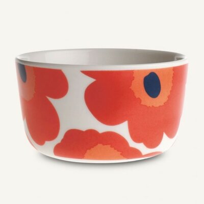 Marimekko servies Oiva/Unikko schaaltje rood 2,5 dl 063432-001 