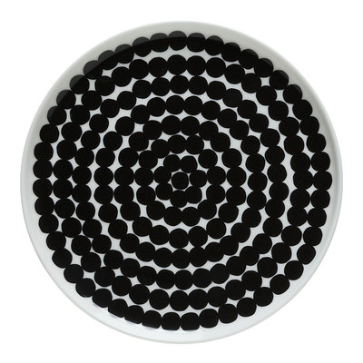 Marimekko servies Oiva klein bord wit/zwart 20 cm 067265-190 