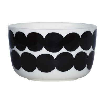 Marimekko servies Oiva schaaltje wit/zwart 2,5 dl 067266-190 