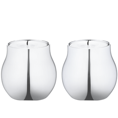 Georg Jensen Cafu waxinelichthouder set van 2