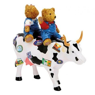 Cow Parade 47763 M Teddy Bears on the Moove