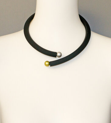 Step by Step ketting 600599 | groen, zilver