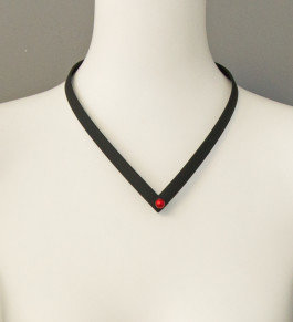 Step by Step ketting 600702 | rood, zwart