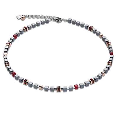 Coeur de Lion Ketting 4857/ /0300 Haematite Red