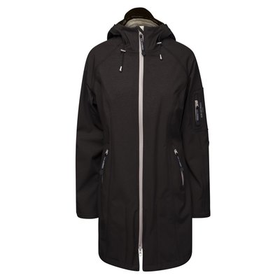 Ilse Jacobsen Rain Coat 37B 001151 Black/Sand