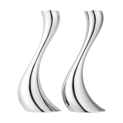 Georg Jensen Cobra kandelaar middel set van 2