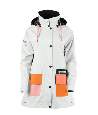 Blaest regenjas model Copenhagen wit