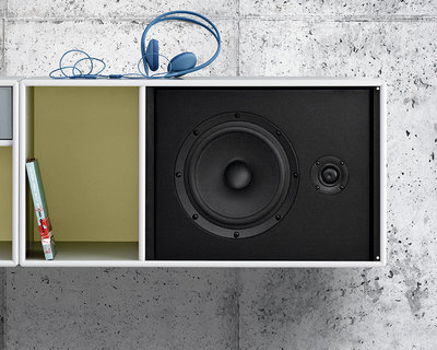 Montana meubel kasten systeem TV & Sound luidspreker, speaker large set van 2