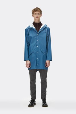 Rains Regenjas Long Jacket unisex faded blue 1202-42