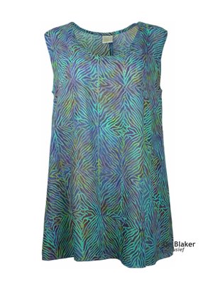 Unikat Artwear kleding top 202 violett