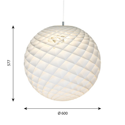 Louis Poulsen Patera Ø 600 hanglamp, verlichting 