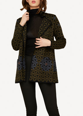 Oleana Cardigan 345 P Olive