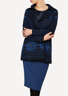 Oleana Cardigan 345 W Dark Blue