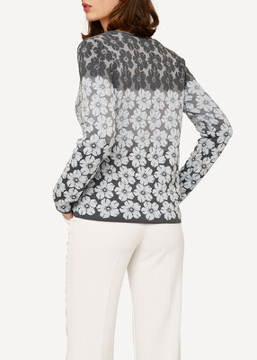 Oleana Cardigan 350 D2 grey grey