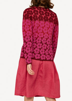 Oleana Cardigan 350 K cerise burgundy