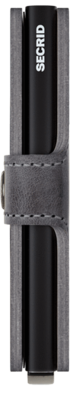 Secrid Miniwallet MV Vintage Grey-Black portemonnee