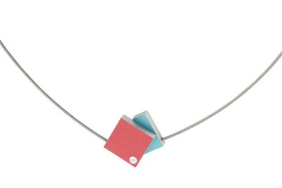 CLIC Ketting C144R Rood en Blauw