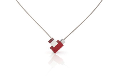 CLIC Ketting C206R Rood
