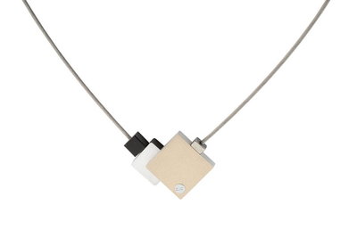 CLIC Ketting C145G Goud & Antraciet