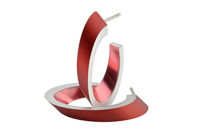 CLIC Oorbellen O21R Rood