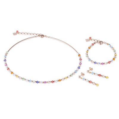 Coeur de Lion Oorbellen 4948/ /1522 Multicolor Pastel