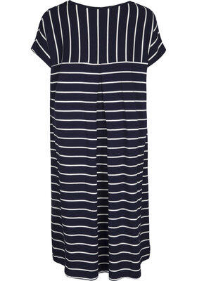 Two Danes jurk Baja S blauw/offwhite