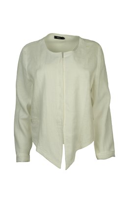 Ralston kort linnen jasje Babi wit 41571