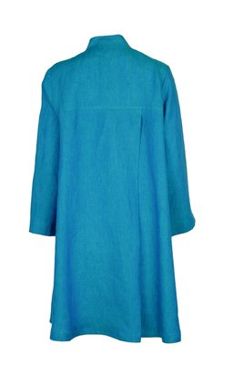 Ralston linnen jasje Atam turquoise 56056