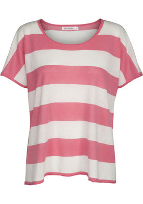 Two Danes shirt top Lucienne rose wit