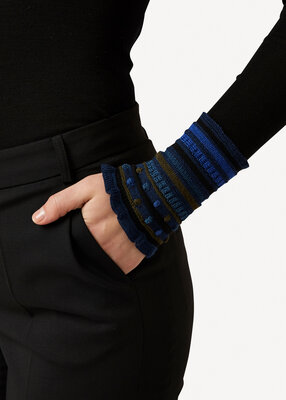 Oleana Wristlets 347 W donker blauw