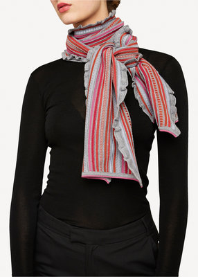 Oleana Sjaal 346 D licht grijs