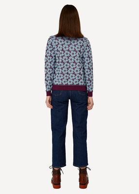 Oleana Cardigan 351 KF blauw