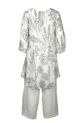 Blueberry Italia linnen broek wit 9029