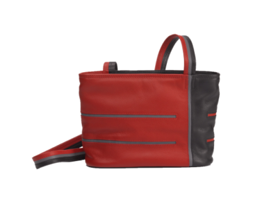 Krista's Helsinki Small zwart, felrood, grijs