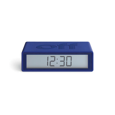LEXON Flip Travel Clock Blauw LR151B9