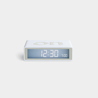 LEXON Flip Travel Clock Wit LR151W9