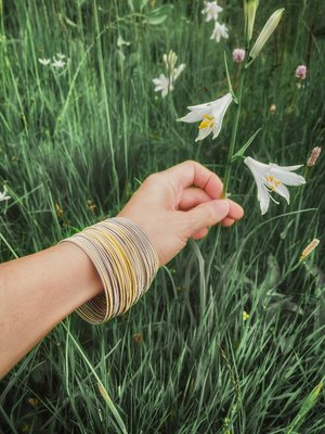 La Molla Armband Sel & poivre OR 14067 Medium