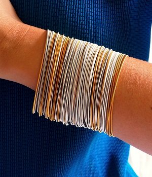 La Molla Armband Sel & poivre OR 140670 Large