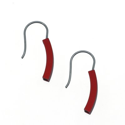 Step by Step oorbellen 200321 rood