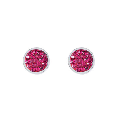 Coeur de Lion Oorbellen 0118/ /0328 Fuchsia
